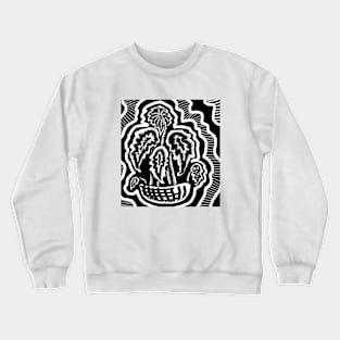 Begonia Woodcut Crewneck Sweatshirt